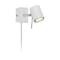 Lampy ścienne - Markslojd nowoczesny Kinkiet spot LAMPA ścienna REFLEKTOROWA oprawa DO sypialni HYSSNA LED 105481 Biały - miniaturka - grafika 1