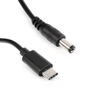 Wzmacniacze antenowe - Kabel adapter zasilania USB-C na DC 2.5/5.5 100cm - miniaturka - grafika 1