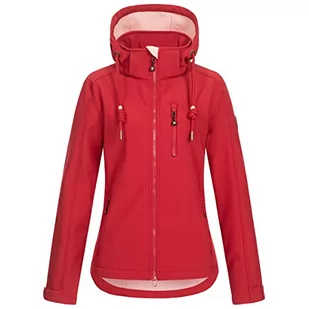 Damska kurtka softshell z odpinanym kapturem kurtka przejściowa Windbreaker #ankerglutfreude - Kurtki damskie - miniaturka - grafika 1