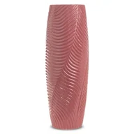 Wazony i flakony - Wazon Dekoracyjny Ceramiczny Sena 15X15X40 Różowy - miniaturka - grafika 1