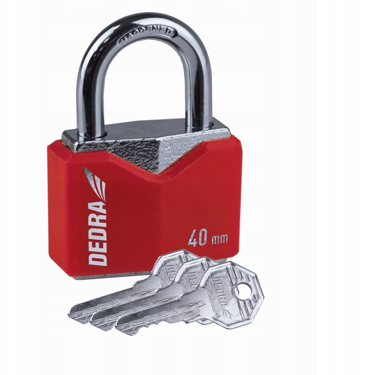 DEDRA Kłódka romb żeliwna w osłonie 60mm