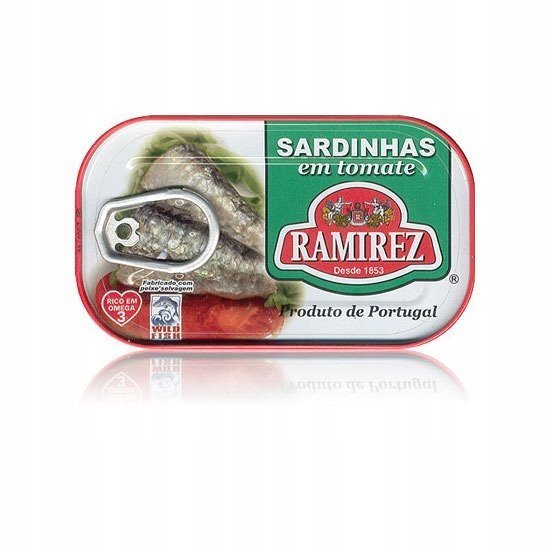 SARDYNKI PORTUGALSKIE RAMIREZ W SOSIE POMIDOROWYM 125 g