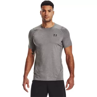 Koszulka męska Under Armour HG Armour Fitted SS - Koszulki sportowe męskie - miniaturka - grafika 1