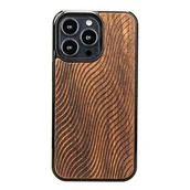 Etui i futerały do telefonów - Bewood Drewniane etui iPhone 13 Pro FALE MERBAU BWD08700 - miniaturka - grafika 1