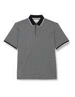 Koszule męskie - bugatti Męska koszula polo, jasnoszara 220, regularna 8150-35102, jasnoszary-220, 4XL - miniaturka - grafika 1