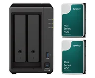 Serwery plików NAS i macierze dyskowe - Synology DS723+ 2x 12TB HDD HAT3310 Plus - miniaturka - grafika 1