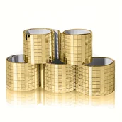 Rękodzieło - TEMU Zestaw 5 sztuk, 30 cm/11.8 cala Brokatowa Mozaika Szklana Naklejka na Lustro DIY Samoprzylepna Dekoracja Ściany Luksusowe Ozdoby Domu - miniaturka - grafika 1