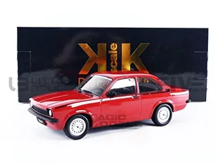 Kk-Scale Opel Kadett C Junior 1976 Red Black 1:18 180672 - Samochody i pojazdy dla dzieci - miniaturka - grafika 1