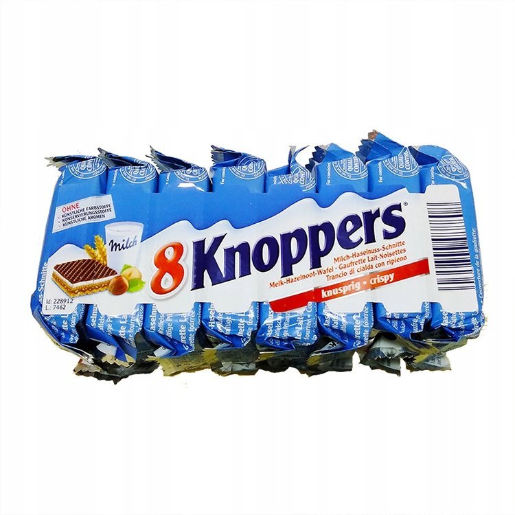 Wafelki Knoppers 200 g Storck z Niemiec