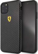 Etui i futerały do telefonów - Ferrari On Truck Racing Shield Hardcase - Etui iPhone 11 Pro Max (Carbon Effect/Black) - miniaturka - grafika 1