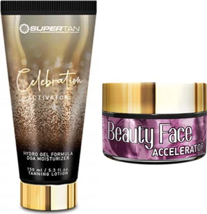 Supertan Supertan Celebration + Słoiczek Beauty Face - Balsamy i kremy do opalania - miniaturka - grafika 1