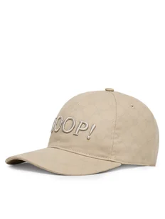 JOOP! Czapka z daszkiem 10017886 Beżowy - Czapki damskie - miniaturka - grafika 1