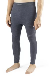 Getry termoaktywne męskie z wełny merino Viking Lava Primaloft Pants 1908 szaro-granatowy - Bielizna sportowa męska - miniaturka - grafika 1