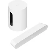 Soundbary - Sonos Ray - Sub Mini (biały) - Wi-Fi - AirPlay - miniaturka - grafika 1