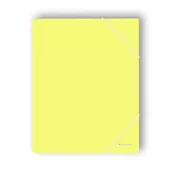 Teczki i skoroszyty - Teczka z gumką A4 PP-102 żółta PENMATE - miniaturka - grafika 1