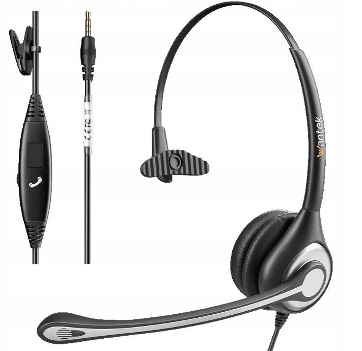 Wantek 3.5 A600 call center headset