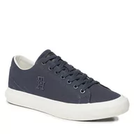 Trampki męskie - Tenisówki Tommy Hilfiger Th Vi Vulc Street Low Veg Dyes FM0FM04688 Desrt Sky DW5 - miniaturka - grafika 1