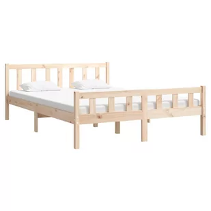 Lumarko Rama łóżka, lite drewno, 150x200 cm, King Size - Łóżka - miniaturka - grafika 4