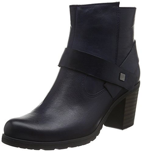 Andrea Conti Damskie kozaki z krótką cholewką 1672710, niebieski ciemnoniebieski 017, 37 eu