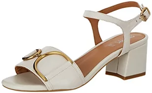 Geox Sandały damskie D New Eeraklia 50, białe (off white), 37,5 EU, Off White, 37.5 EU - Sandały damskie - miniaturka - grafika 1