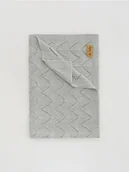 Buciki dla niemowląt - Reserved - Bawełniany koc - jasnoszary - miniaturka - grafika 1