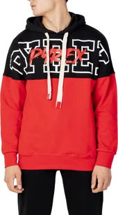 PYREX Bluza Mężczyźni Bawełna Czerwony GR70688 - Rozmiar: S - Bluzy męskie - miniaturka - grafika 1