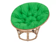 Poduszki ogrodowe - Poduszka na fotel ogrodowy Papasan/Jordrup, Soa, Zielony Oxford, 114 cm - miniaturka - grafika 1
