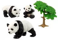 Figurki dla dzieci - Figurka Zwierzęta Zestaw Panda z Małymi - miniaturka - grafika 1