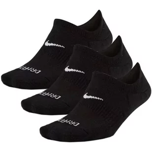 Skarpety Nike NK Everyday Plus Cush Footie czarne DH5463 904-38/42 - Skarpetki damskie - miniaturka - grafika 1