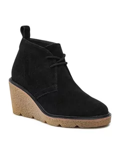 Botki damskie - Clarks Botki Clarkford DBT 261621894 Czarny - grafika 1