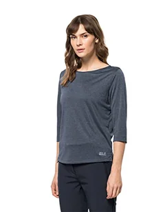 Jack Wolfskin T-shirt damski Pack & Go, niebieski (Ombre Blue), L - Koszulki i topy damskie - miniaturka - grafika 1