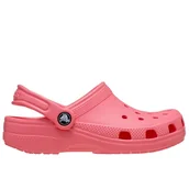 Klapki i japonki damskie - Klapki dziecięce Crocs Classic Clog 206991-6UI - różowe - miniaturka - grafika 1