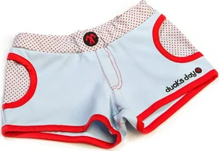 DucKsday Szorty plażowe, spodenki kąpielowe dla dziewczynki, blue dot, rozmiar 9-10 lat - Spodenki damskie - miniaturka - grafika 1