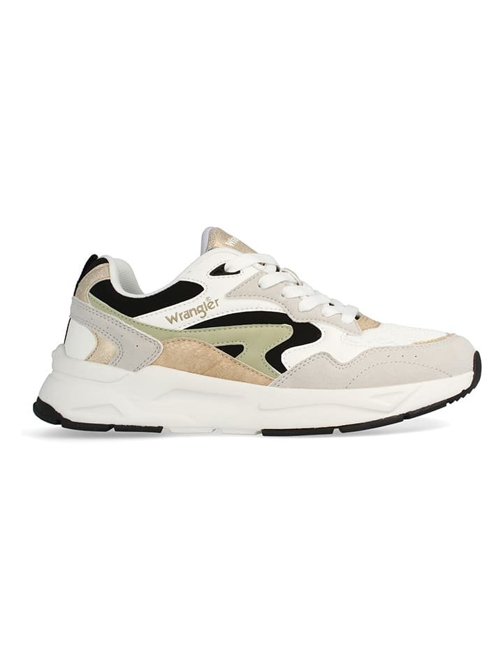 Wrangler Sneakersy w kolorze biało-czarnym