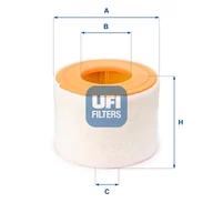 Filtry powietrza - Filtr powietrza UFI Filtry 27.A54.00 - miniaturka - grafika 1