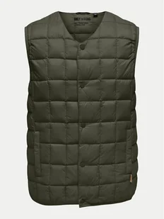Only & Sons Kamizelka Gavin 22030622 Zielony Regular Fit - Kamizelki męskie - miniaturka - grafika 1