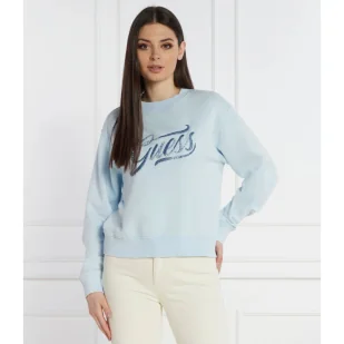 GUESS Bluza | Regular Fit - Bluzy damskie - miniaturka - grafika 1