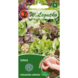 Sałata mieszanka odmian nasiona otoczkowane W. Legutko - Nasiona i cebule - miniaturka - grafika 1