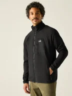 Odzież trekkingowa męska - Regatta Kurtka polarowa "Frankie" w kolorze czarnym - miniaturka - grafika 1