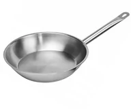 Patelnie - Patelnia TRADYCYJNA  stal nierdzewna Rossner o średnicy 28 cm - miniaturka - grafika 1