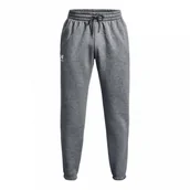 Spodnie męskie - Męskie spodnie dresowe Under Armour UA Essential Fleece Jogger - szare - miniaturka - grafika 1