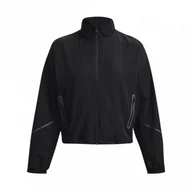 Kurtki damskie - Damska kurtka treningowa UNDER ARMOUR UA Unstoppable Jacket - czarna - miniaturka - grafika 1