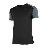 Koszulki męskie - 4F Męski T-shirt funkcyjny Tsmf010 Tshirt FNK, ciemnoszary (40), S, ciemnoszary (40), S - miniaturka - grafika 1