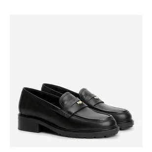 Loafersy damskie skórzane Tommy Hilfiger FW0FW07412-BDS 36 Czarne (8720644266359). Loafersy damskie - Mokasyny damskie - miniaturka - grafika 1