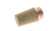Akcesoria pneumatyczne - Tłumik hałasu pneumatyczny stożkowy G 1 GZ, mosiądz ze spiekiem brązu - miniaturka - grafika 1