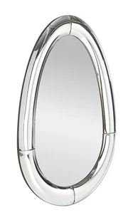 Srebrne nowoczesne lustro wiszące P1-H24 - Lustra Srebrne nowoczesne lustro wiszące P1-H24 - Lustra - miniaturka - grafika 1