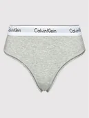 Majtki damskie - Calvin Klein Underwear Figi klasyczne 000QF5118E Szary - miniaturka - grafika 1