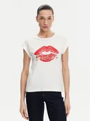 Koszulki i topy damskie - Morgan T-Shirt 251-DVALA Biały Regular Fit - miniaturka - grafika 1