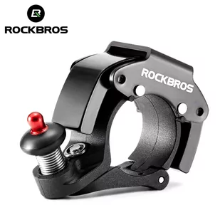 Dzwonek rowerowy do roweru uniwersalny RockBros Big Ring aluminiowy mocny na kierownicę 100dB wodoodporny czarny - Głośniki komputerowe - miniaturka - grafika 1