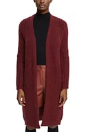Kurtki damskie - ESPRIT Collection Damska kurtka z dzianiny 102EO1I334, 601/BORDEAUX RED 2, S, 601/bordowy czerwony 2, S - miniaturka - grafika 1